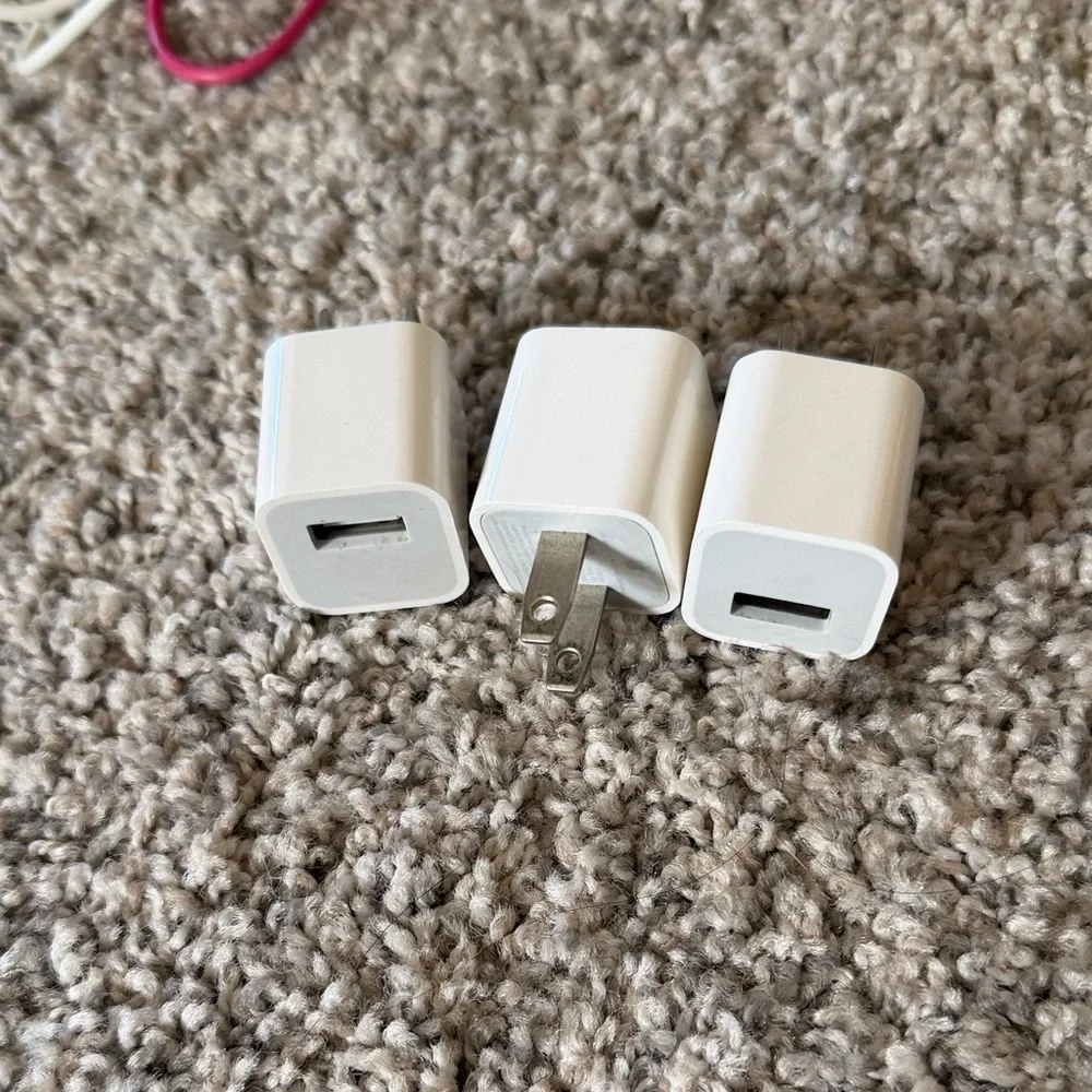 Assorted Charging Cables and Adapters